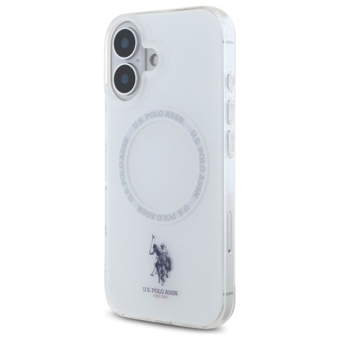 US Polo USHMP16SHOCLDPW iPhone 166.1" biały/white IML Ring MagSafe