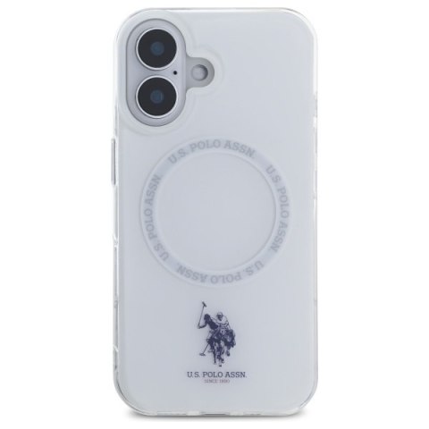 US Polo USHMP16SHOCLDPW iPhone 166.1" biały/white IML Ring MagSafe