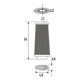 Filtr powietrza Green Filters G491609