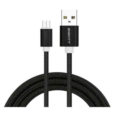 Kabel Micro USB Eightt 1 m 480 Mb/s - Czarny