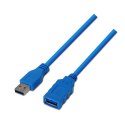 Kabel USB Aisens Niebieski 1 m (1 Sztuk)