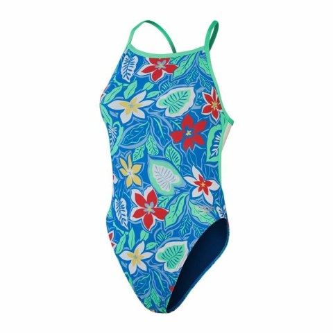 Strój kąpielowy Damski Speedo Allover Vback Niebieski - 28