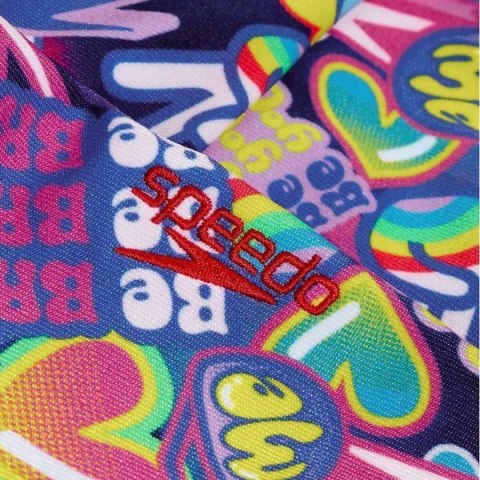 Strój Kąpielowy dla Dziewczynki Speedo Digital Allover Splashback Pływanie Niebieski - 13-14 lat