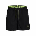 Strój kąpielowy dla dzieci Jack & Jones Jjswim Db Wb Neon Czarny - 152 cm