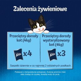 FELIX Fantastic Mięso z warzywami - mokra karma dla kota - 4x85g