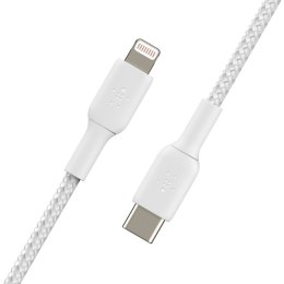 Kabel USB-C do Lightning Belkin CAA004BT1MWH Biały 1 m