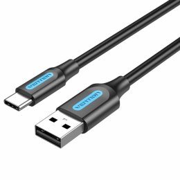 Kabel USB Vention 50 cm Czarny (1 Sztuk)