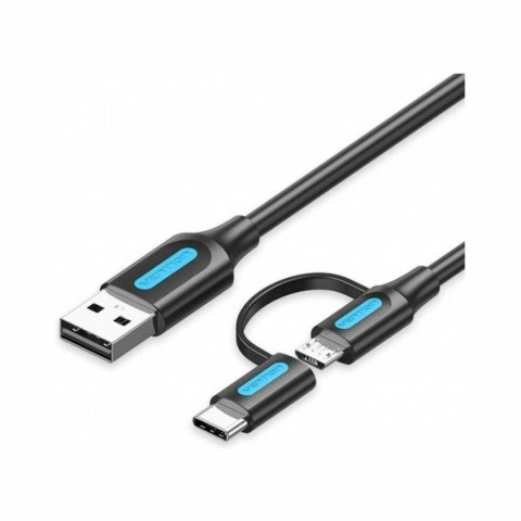 Kabel USB do micro USB Vention CQDBF Czarny 1 m