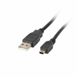 Kabel USB na Mini USB Lanberg CA-USBK-10CC-0018-BK 1,8 m Czarny 1,8 m