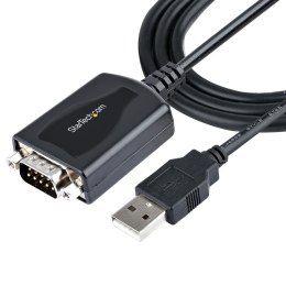 Kabel USB na port seryjny Startech 1P3FPC-USB-SERIAL Czarny