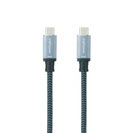 Kabel USB-C NANOCABLE 10.01.4103-COMB 3 m Czarny Czarny/Szary (1 Sztuk)