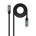 Kabel USB-C NANOCABLE 10.01.4302 Czarny 2 m (1 Sztuk)