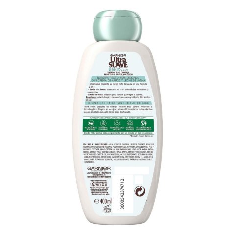 Szampon dla Dzieci Garnier Ultra Suave 400 ml Owies Szampon + Odżywka