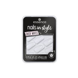 Sztuczne paznokcie Essence Nails In Style 11-sheer whites 12 Sztuk