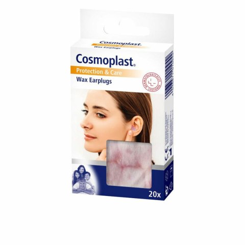 Zatyczki do uszu Cosmoplast Wosk 20 Sztuk