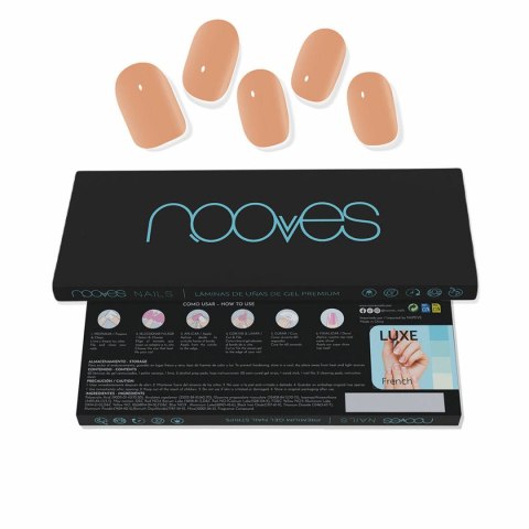 Żelowe tipsy do paznokci Nooves Láminas De Uñas De Gel Cru au soleil 20 Części