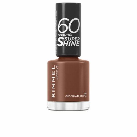 Lakier do paznokci Rimmel London 60 Seconds Super Shine Nº 140 Chocolate eclipse 8 ml