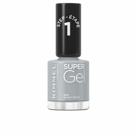 Lakier do paznokci Rimmel London Super Gel Nº 005 Rainy days 12 ml