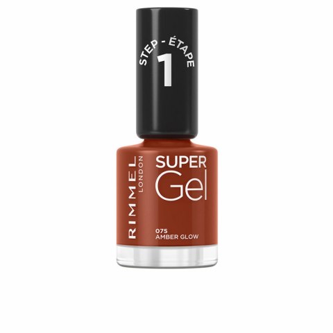 Lakier do paznokci Rimmel London Super Gel Nº 075 Amber glow 12 ml