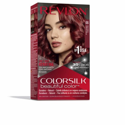 Trwała Koloryzacja Revlon Colorsilk Nº 66 Cherry red Bez amoniaku