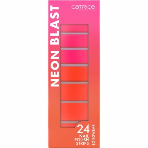 Arkusze Lakieru do Paznokci Catrice Neon Blast Nº 020 Neon thunder 24 Sztuk