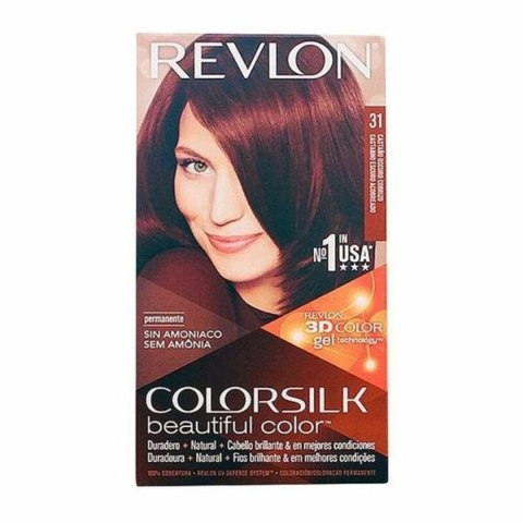 Farba bez Amoniaku Revlon 7243257031 Ciemny Miedziany Kasztan Nº 31-Castano Oscuro Cobrizo (1 Sztuk)