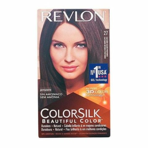 Farba bez Amoniaku Revlon I0021834 Głęboki Ciepły Kasztan Nº 27-Castano Calido Profundo (1 Sztuk)
