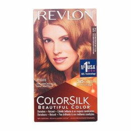 Farba bez Amoniaku Colorsilk Revlon I0021837 Bardzo Jasny Złoty Kasztan (1 Sztuk)