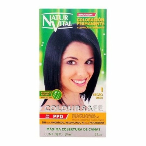 Farba bez Amoniaku Naturaleza y Vida Coloursafe Nº 1-Negro 150 ml