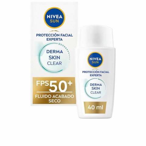 Krem Przeciwsłoneczny do Twarzy Nivea Sun SPF 50+ 40 ml Przeciw Niedoskonałościom Jasna skóra