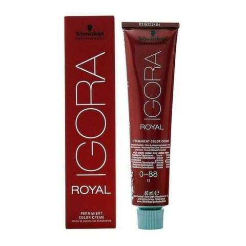 Trwała Koloryzacja Igora Royal Schwarzkopf Igora Royal 0-88 Nº 0-88 Nº 9.0-rubio muy claro Nº 8.0-rubio claro 60 ml