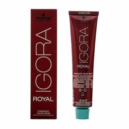 Trwała Koloryzacja Igora Royal Schwarzkopf Igora Royal 8-0 Nº 8-0 Nº 9.0-rubio muy claro Nº 8.0-rubio claro 60 ml