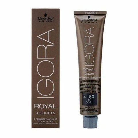 Trwała Koloryzacja Przeciwstarzeniowa Igora Royal Absolutes Schwarzkopf 4.04579E+12 Nº 4-60 Nº 4-60 60 ml