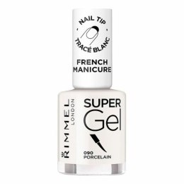 Zestaw do Francuskiego Manicure French Manicure Rimmel London - 090 - Porcelain - 12 ml