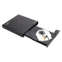 SAVIO NAGRYWARKA ZEWNĘTRZNA TYPU SLIM CD/DVD R/RW - USB 2.0 AK-43