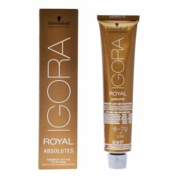 Żelowa Koloryzacja Przeciwstarzeniowa Igora Absolutes N6-70 Schwarzkopf (60 ml)