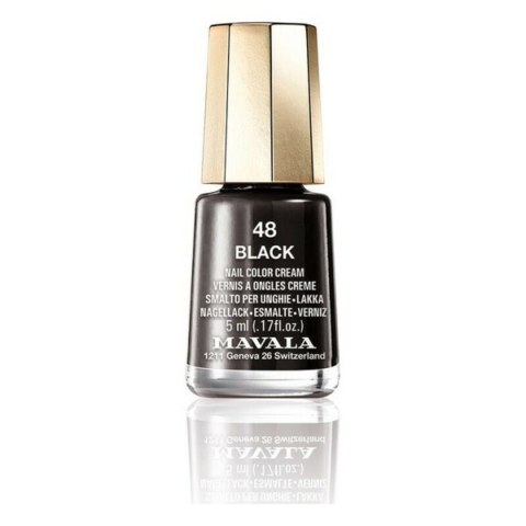 Lakier do paznokci Nail Color Mavala Nail Color 48-black 5 ml