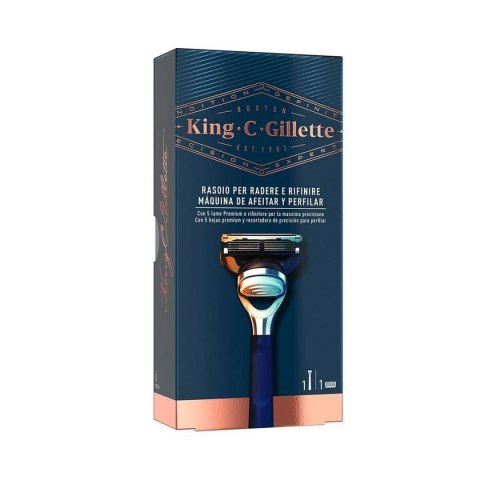 Maszynka do Golenia King C Gillette Gillette King Niebieski