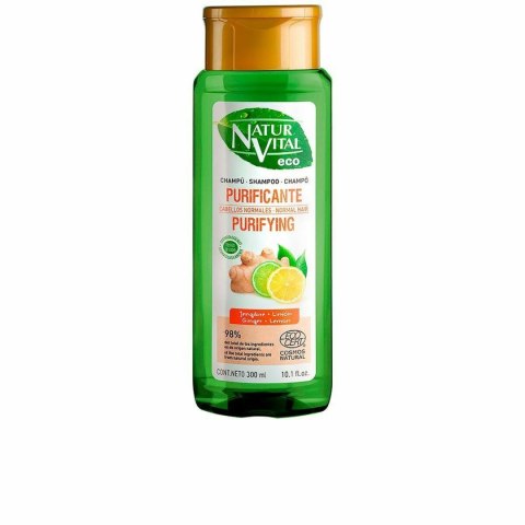 Szampon oczyszczający Naturvital Eco Purificante 300 ml Imbir Cytrynowa