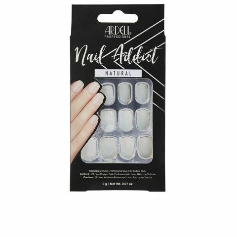 Sztuczne paznokcie Ardell Nail Addict Naturalny Kwadratowy (24 pcs)