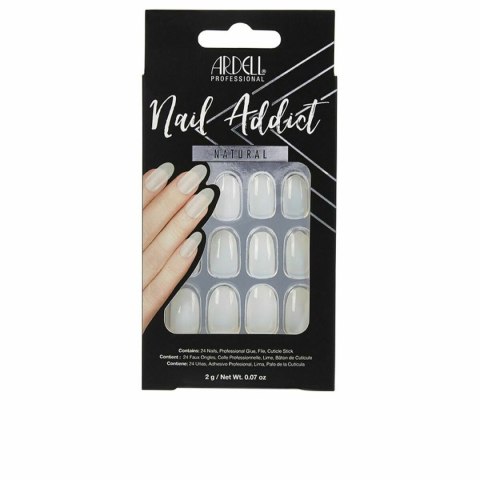 Sztuczne paznokcie Ardell Nail Addict Naturalny Owalna (24 pcs)