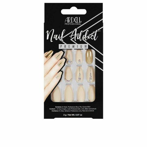 Sztuczne paznokcie Ardell Nail Addict Nude Jeweled (24 pcs)