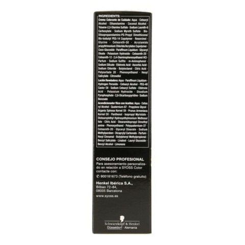 Trwała Koloryzacja Syoss Olio Intense Czarny Intensywnie Nº 1,10 Platynowy Blond Nº 1.10-Negro Intenso