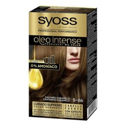 Trwała Koloryzacja Syoss Olio Intense Bez amoniaku Nº 5,86 Kasztan Karmel