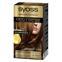 Trwała Koloryzacja Syoss Olio Intense Bez amoniaku Nº 6.76 Cobrizo ambar