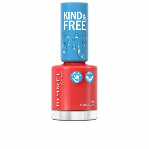 Lakier do paznokci Rimmel London Kind & Free 155-sunset soar (8 ml)