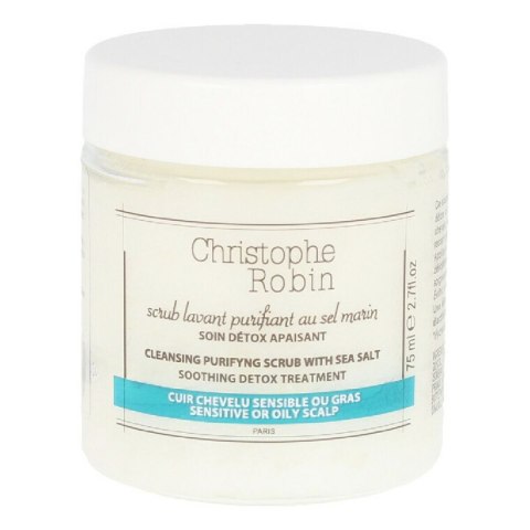 Peeling do skóry głowy Christophe Robin Purifiying Sea Marine 75 ml