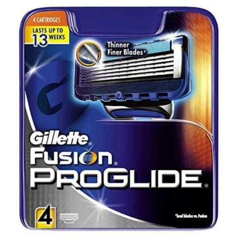 Wkłady do Maszynki do Golenia Fusion Proglide Gillette (4 uds)