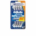 Jednorazowe Maszynki do Golenia Gillette (4 Sztuk)