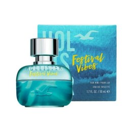 Perfumy Męskie Festival Vibes Hollister HO26852 EDT (50 ml) 50 ml (1 Sztuk)